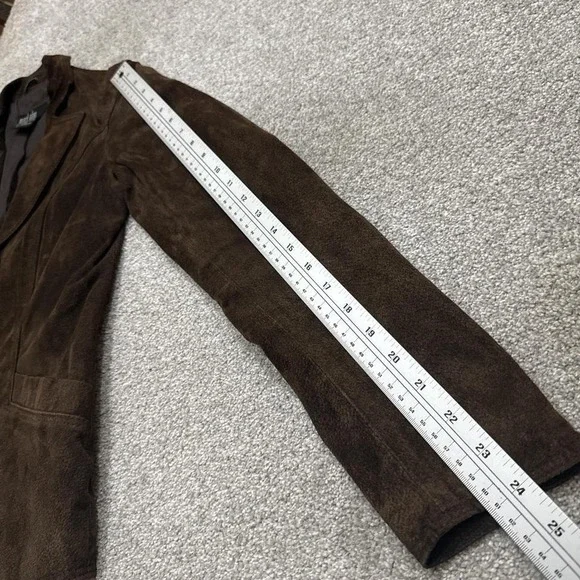 Mark Alan Women's Brown Leather Jacket Small - Picture 5 of 7